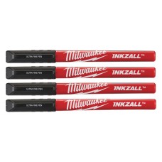 Milwaukee Ручки черные INKAZALL промышленные тонкие 4 шт. 48223164